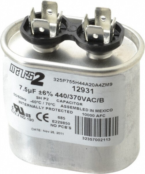 7-1/2 Microfarad Motor Capacitor