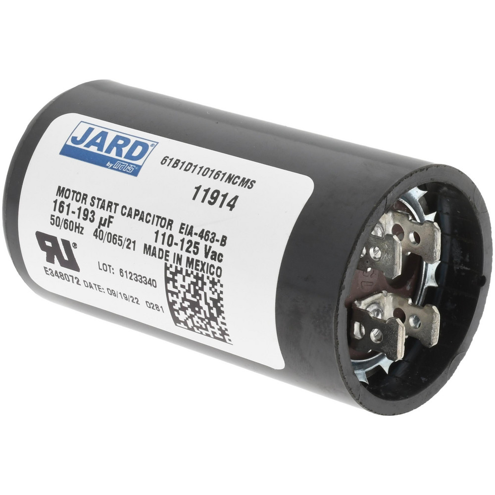 161-193 Microfarad Motor Capacitor - 110/125 Volts