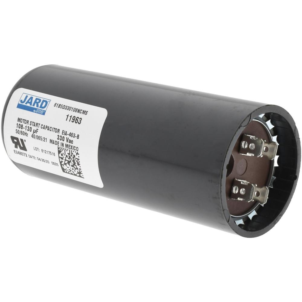 108-130 Microfarad Motor Capacitor - 330 Volts