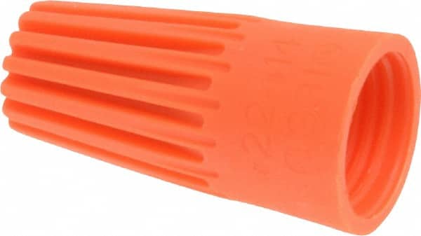 Standard Twist-On Wire Connector: Orange, Corrosion-Resistant, 2 AWG