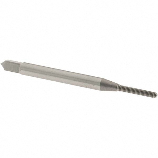 Thread Forming Tap: #1-72 UNF, Bottoming, Cobalt, Bright Finish