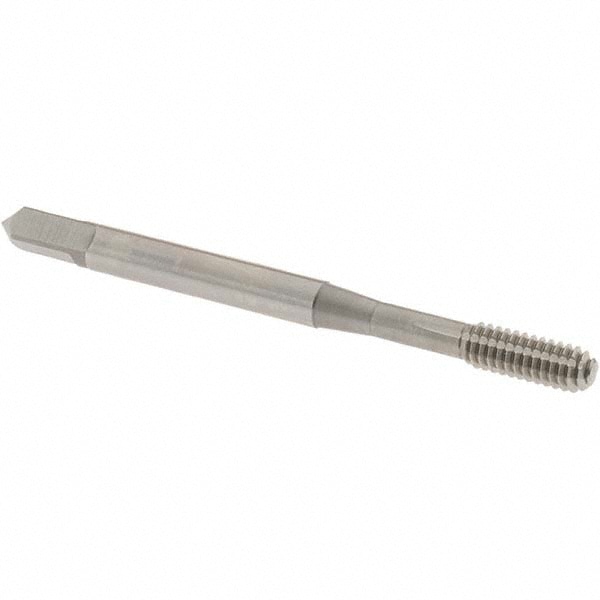 Thread Forming Tap: #8-32 UNC, Bottoming, Cobalt, Bright Finish