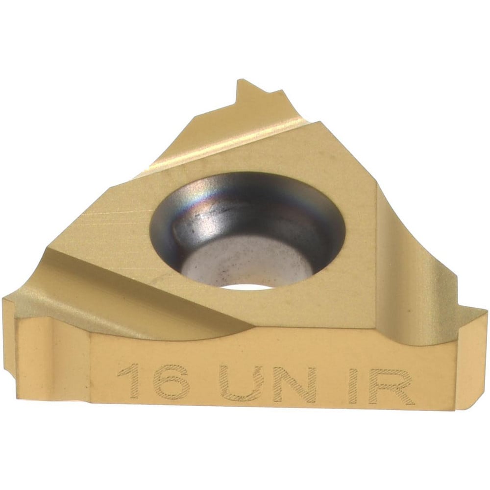 Laydown Threading Insert: 16 IR 16UN P25C/GOLD, Solid Carbide