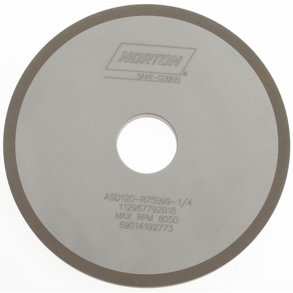 Norton 69014192773 6" Diam x 1-1/4" Hole x 3/8" Thick, 120 Grit Surface Grinding Wheel Image