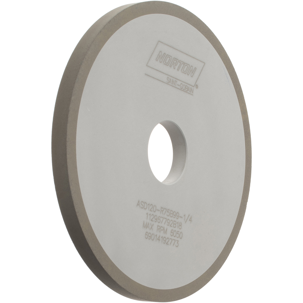 Norton Surface Grinding Wheel 6" Dia, 3/8" Thick, 11/4" Arbor, 120