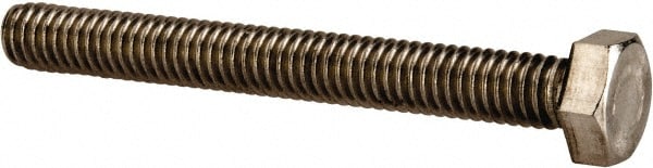 Value Collection R56000324 Hex Head Cap Screw: 5/16-18 x 2-3/4", Grade 316 Stainless Steel, Uncoated Image