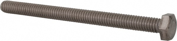 Value Collection R56000330 Hex Head Cap Screw: 5/16-18 x 4", Grade 316 Stainless Steel, Uncoated Image