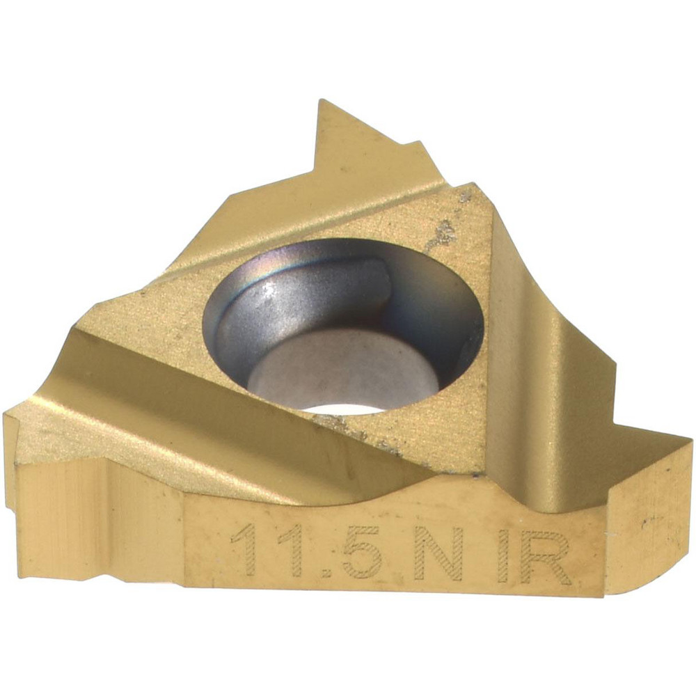 Laydown Threading Insert: 16IR11.5NPT MXC/GOLD, Solid Carbide