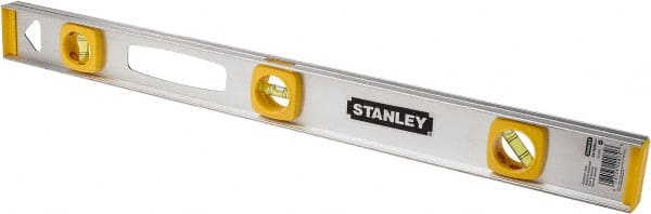 Stanley - 24″ Long 3 Vial I-Beam Level - 08715864 - MSC Industrial Supply