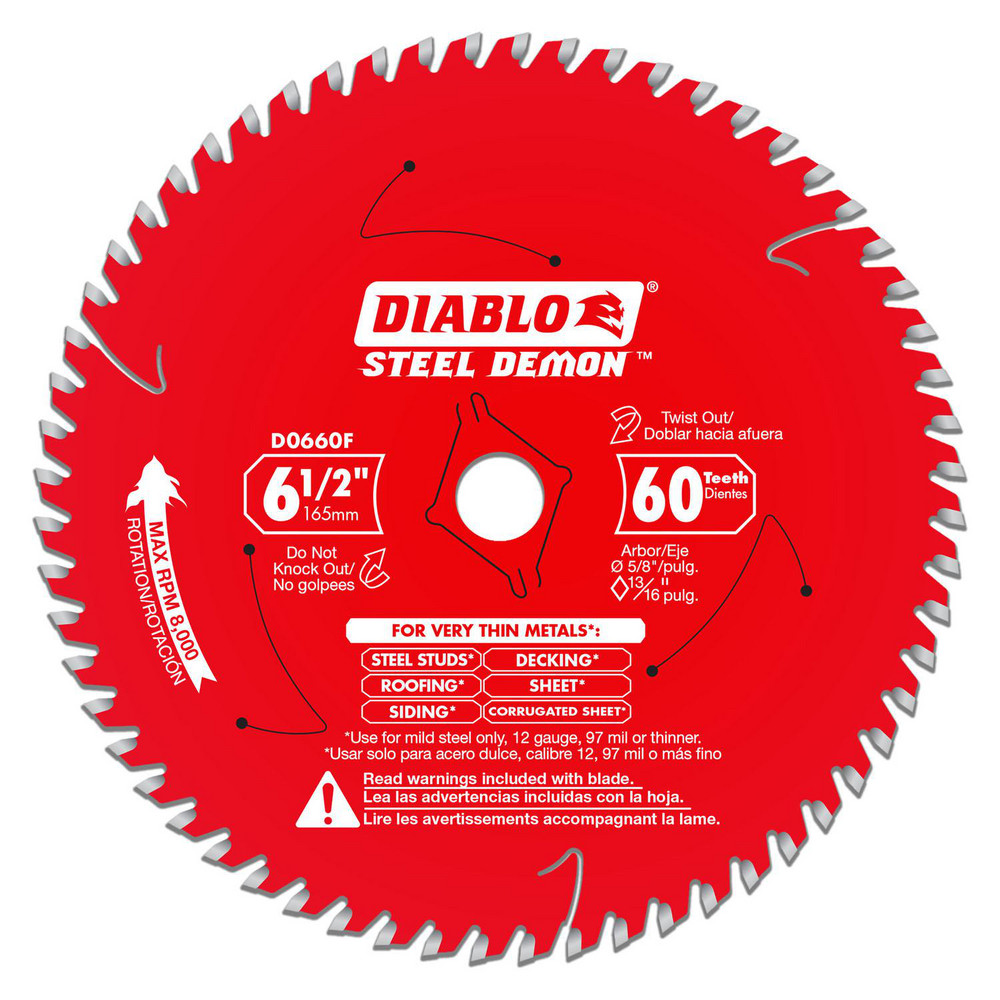 Freud Wet & DryCut Saw Blades; Blade Diameter (Inch) 61/2; Blade