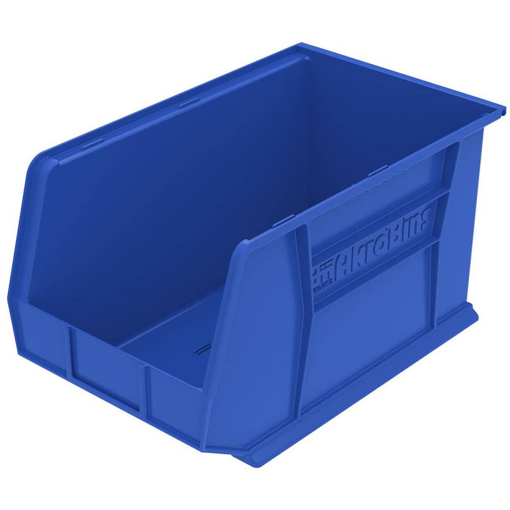 AKRO-MILS 30260blue Plastic Hopper Stacking Bin: Blue 