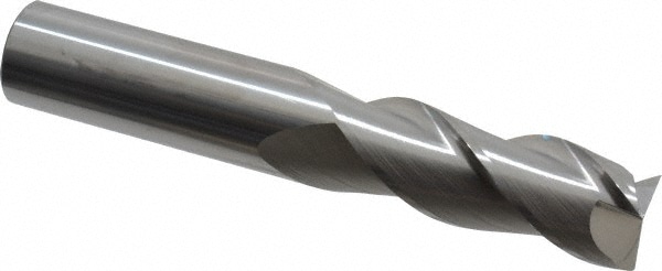 SGS 34726 Square End Mill: 1 Dia, 2-5/8 LOC, 1 Shank Dia, 6 OAL, 3 Flutes, Solid Carbide Image