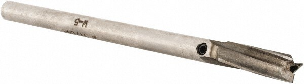 17/64" Diam, 17/64" Shank, Diam, 3 Flutes, Straight Shank, Interchangeable Pilot Counterbore
