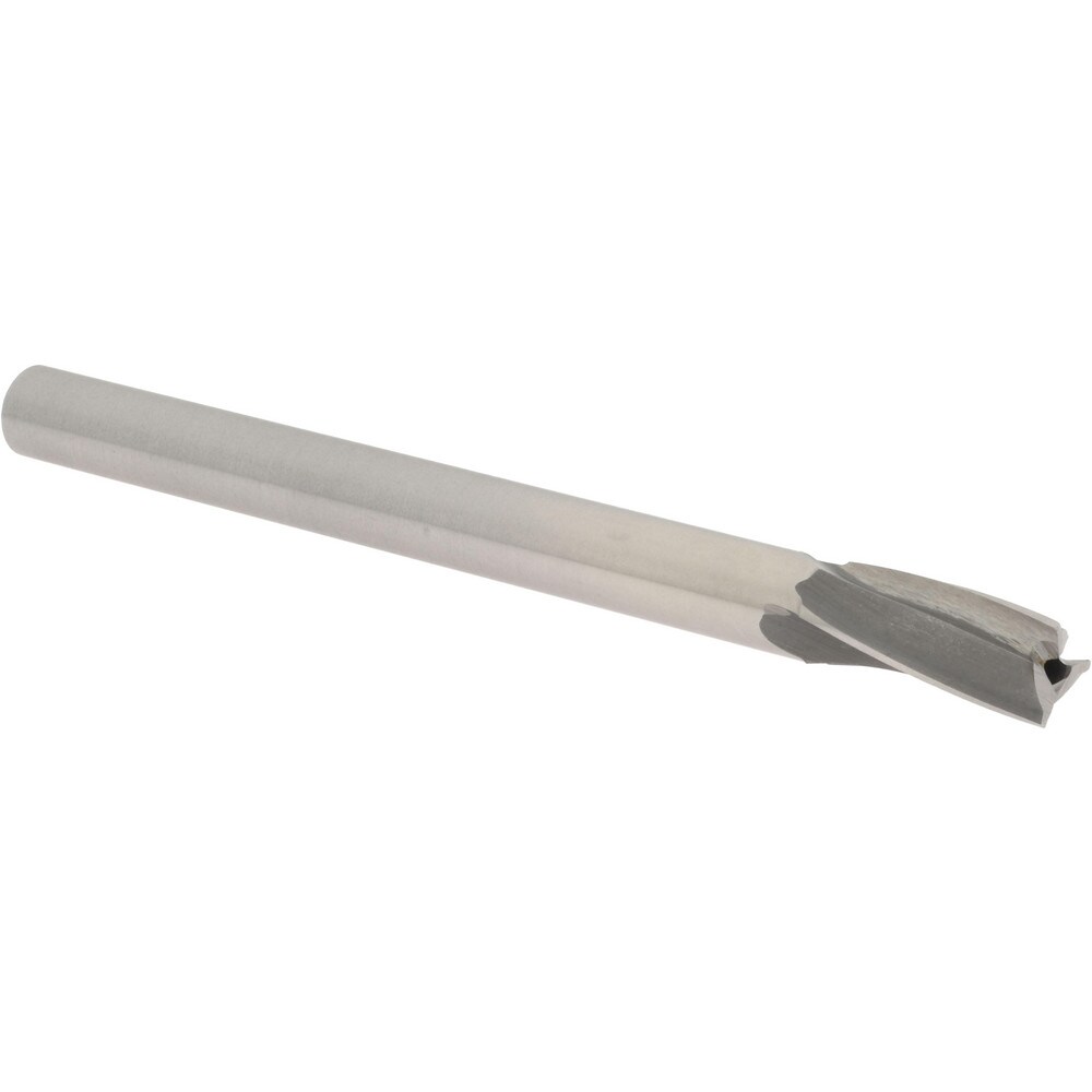21/64" Diam, 5/16" Shank, Diam, 3 Flutes, Straight Shank, Interchangeable Pilot Counterbore