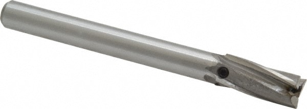 7/16" Diam, 3/8" Shank, Diam, 3 Flutes, Straight Shank, Interchangeable Pilot Counterbore