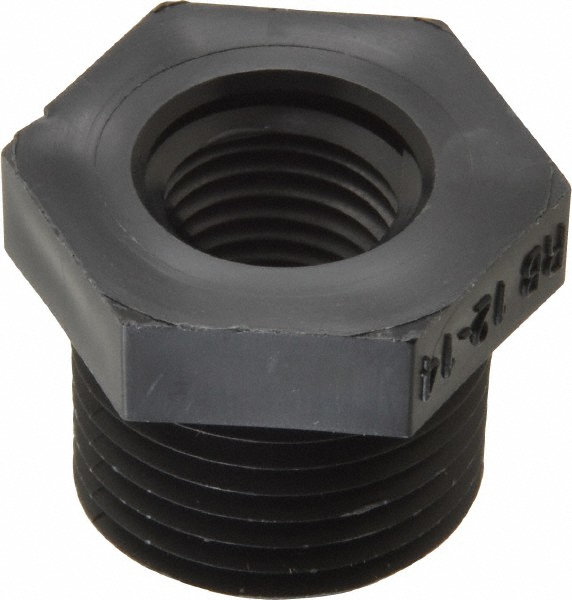 Green Leaf 1/2 x 1/4" Polypropylene Plastic Pipe Reducer Bushing