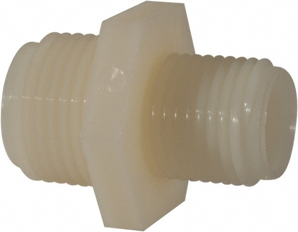 1/2 x 11/16" Nylon Plastic Pipe Reducer Nipple