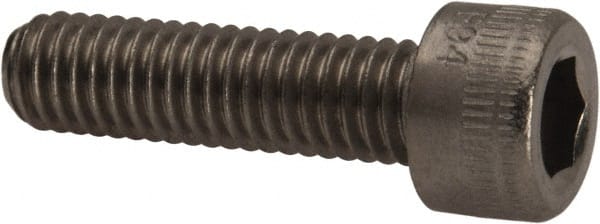Holo-Krome 77134 Hex Head Cap Screw: M6 x 1.00 x 22 mm, Grade Austenitic Grade A2 Stainless Steel, Uncoated 