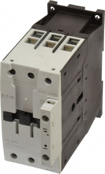 Eaton Cutler-Hammer XTCE040D00B IEC Contactor: 3 Poles, 40 A Load Amps-Inductive, 60 A Load Amps-Resistive Image