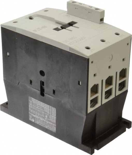 Eaton Cutler-Hammer XTCE080F00A IEC Contactor: 3 Poles, 80 A Load Amps-Inductive, 110 A Load Amps-Resistive 