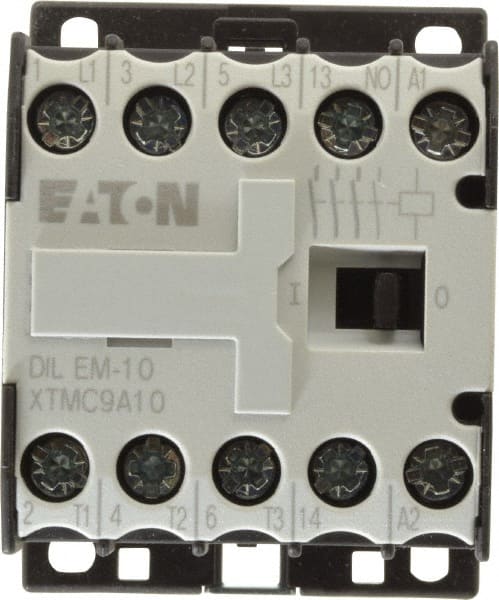 IEC Contactor: 3 Poles, 8.8 A Load Amps-Inductive, 20 A Load Amps-Resistive, NO
