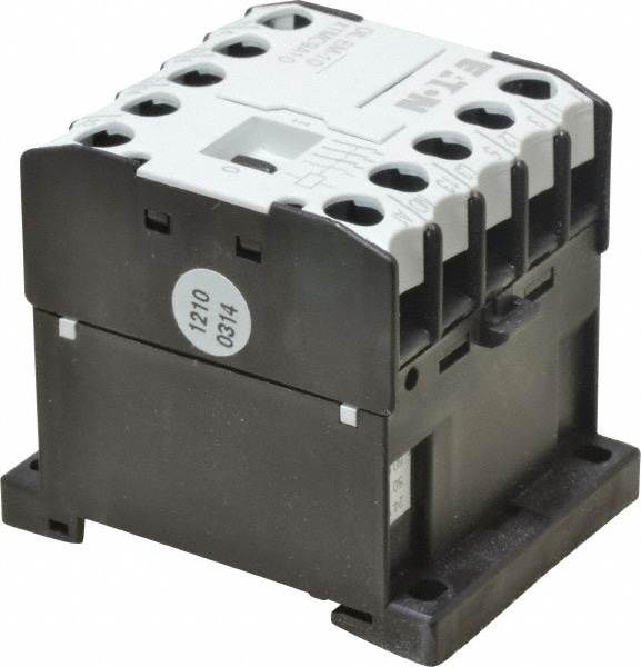 Eaton Cutler-Hammer XTMC9A10T IEC Contactor: 3 Poles, 8.8 A Load Amps-Inductive, 20 A Load Amps-Resistive, NO Image