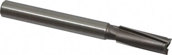 Made in USA 10388 15/32" Diam, 7/16" Shank, Diam, 3 Flutes, Straight Shank, Interchangeable Pilot Counterbore 