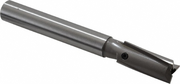 Made in USA 10391 9/16" Diam, 1/2" Shank, Diam, 3 Flutes, Straight Shank, Interchangeable Pilot Counterbore Image