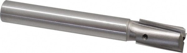 Made in USA 10402 29/32" Diam, 3/4" Shank, Diam, 3 Flutes, Straight Shank, Interchangeable Pilot Counterbore 