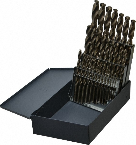 Coffret 115 Forets Chicago Latrobe Cobalt M42 46650 - 1/16 à 1/2 Pouce, USA