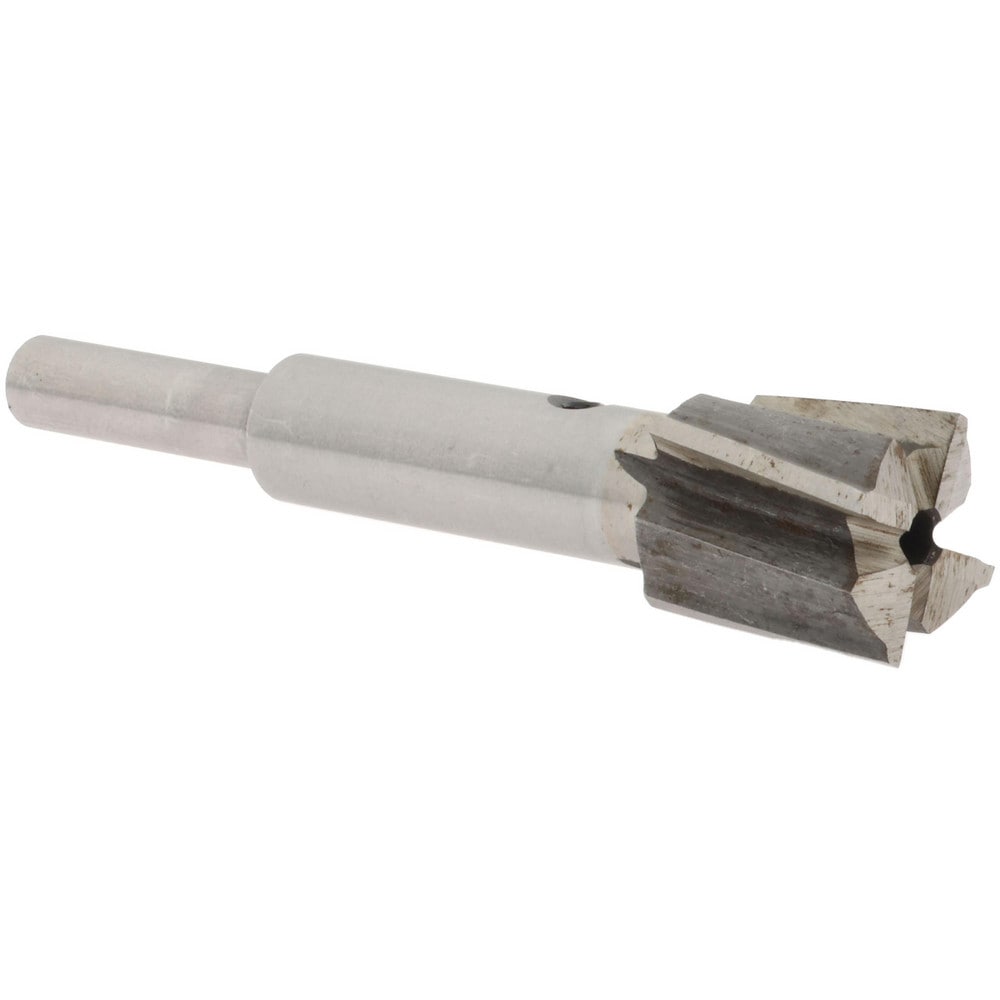 Value Collection GH8840381 19/32" Diam, 1/4" Shank, Diam, 4 Flutes, Straight Shank, Interchangeable Pilot Counterbore Image