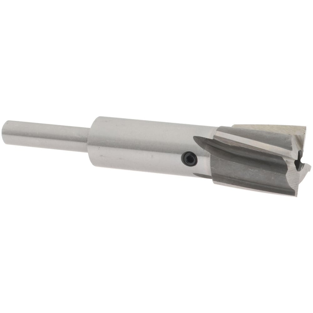 Value Collection GH8840423 21/32" Diam, 1/4" Shank, Diam, 4 Flutes, Straight Shank, Interchangeable Pilot Counterbore Image