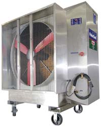 Evaporative Cooler: 12.5 gal, 1/2 hp