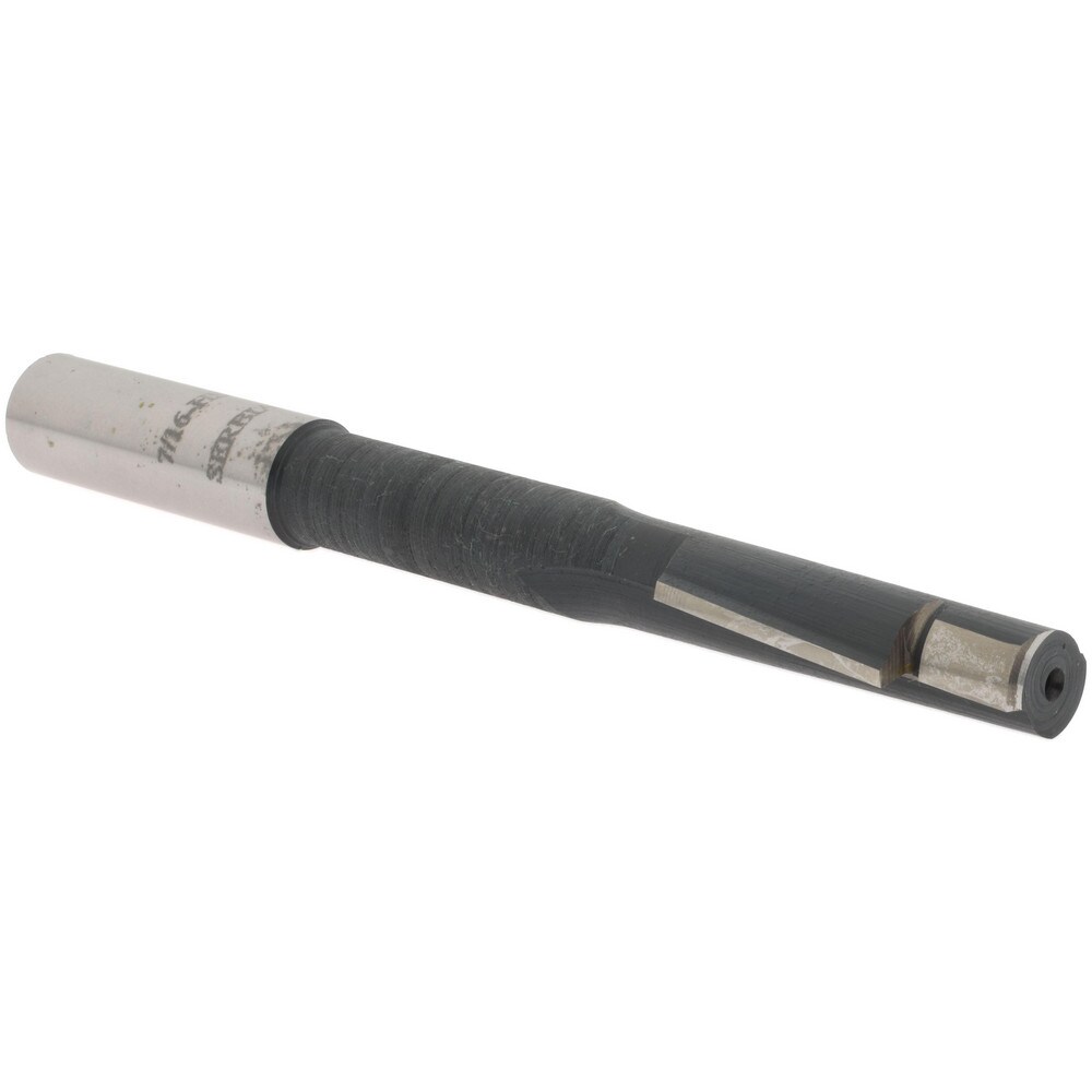 Solid Pilot Counterbore: 21/32" Dia, 7/16" Pilot, 2 Flutes