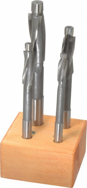 1/4 to 1/2" Socket Head Cap Screw Compatible, High Speed Steel, Solid Pilot Counterbore Set