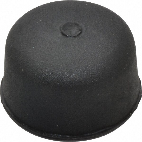 0.752" Max Diam, 5/16-18 Thread, Neoprene, Slip On, Round End, Clamp Spindle Assembly Replacement Cap