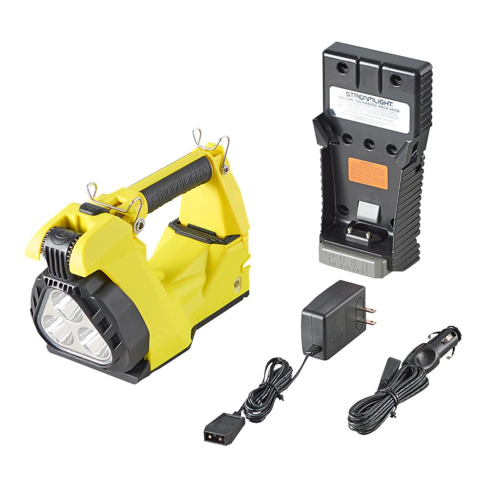 Streamlight - Vulcan Clutch[REG] Yellow Rechargeable Lantern with Clamping  Handle and Swivel Neck - 08864662 - MSC Industrial Supply