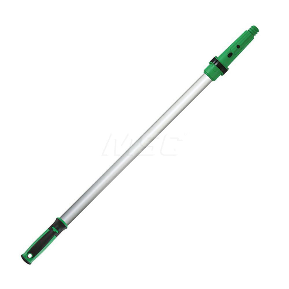 Broom/Squeegee Poles & Handles; Connection Type: Threaded ; Handle Diameter (Decimal Inch): 1.5000 ; Handle Diameter (Inch): 1-1/2 ; Telescoping: No ; Handle Material: Aluminum ; Color: Silver