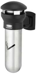 0.6 Gal Stainless Steel Cigarette & Cigar Receptacle