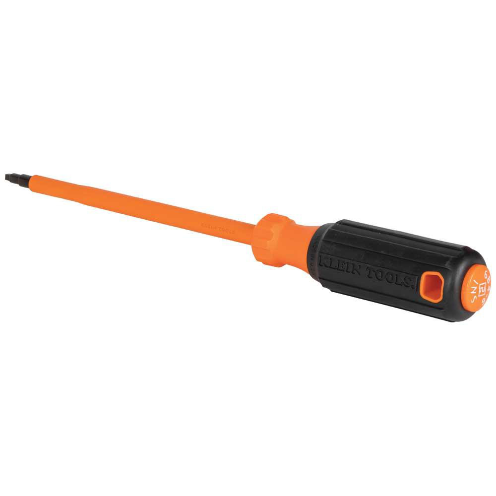 Klein Tools Specialty Screwdriver Bits: Style: Screwdriver, Insulated; End Type: Single; Drive Size (Inch): 1/4 | Part #6846INS