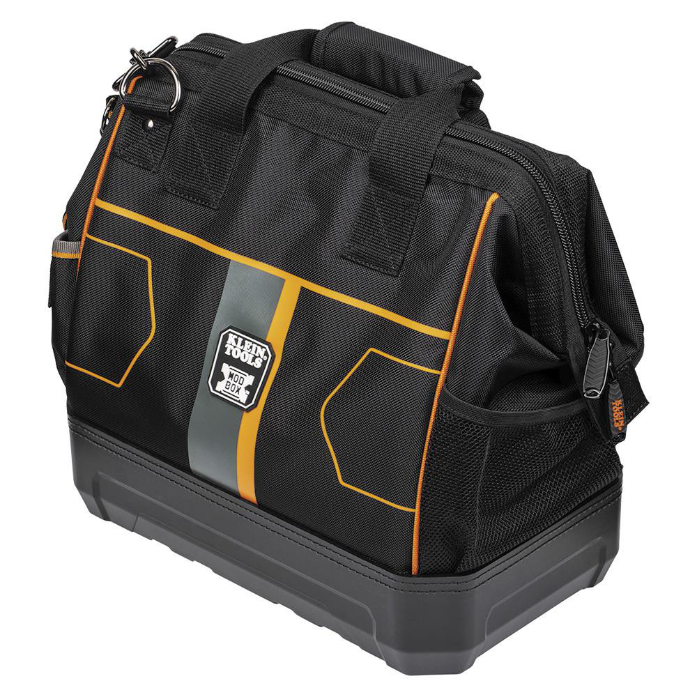 Tool Bag: 28 Pocket, 9" Wide, 15-5/16" Deep, 15" High - Ballistic Nylon