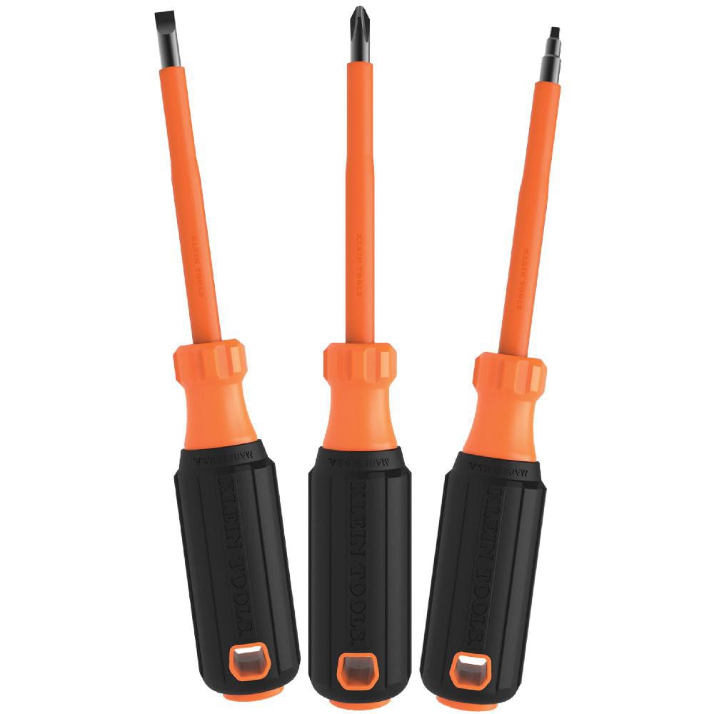 Klein Tools Screwdriver Sets Screwdriver Types Included Insulated Slotted Phillips Square