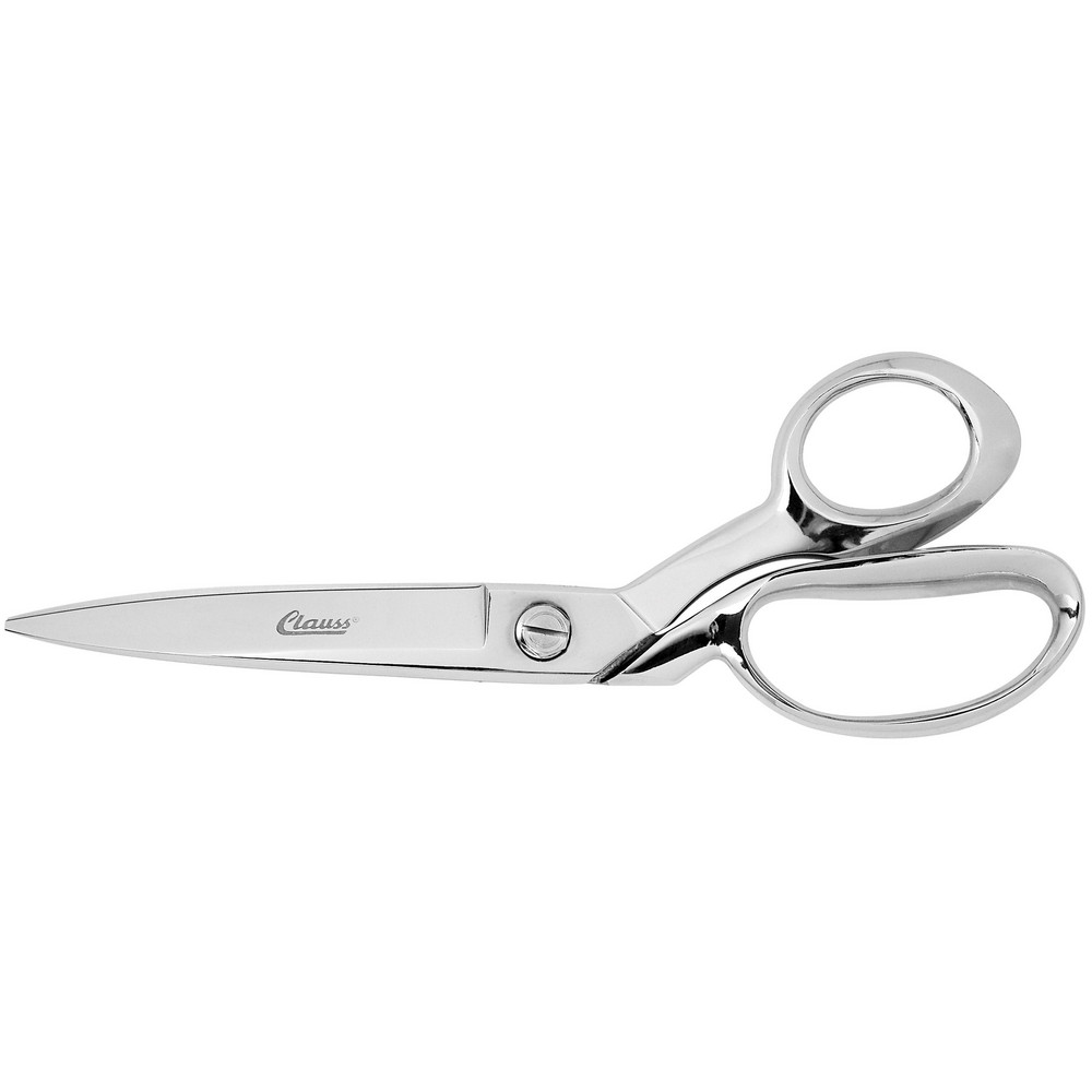 Shears: 10" OAL, 4-1/2" LOC, Chrome-Plated Blades - General Purpose, Right Hand