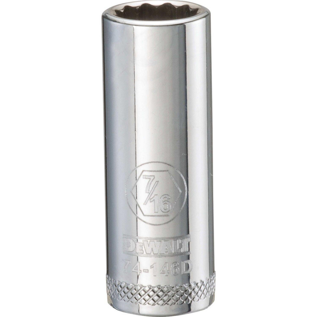 DeWALT - Deep Hand Socket: 3/8