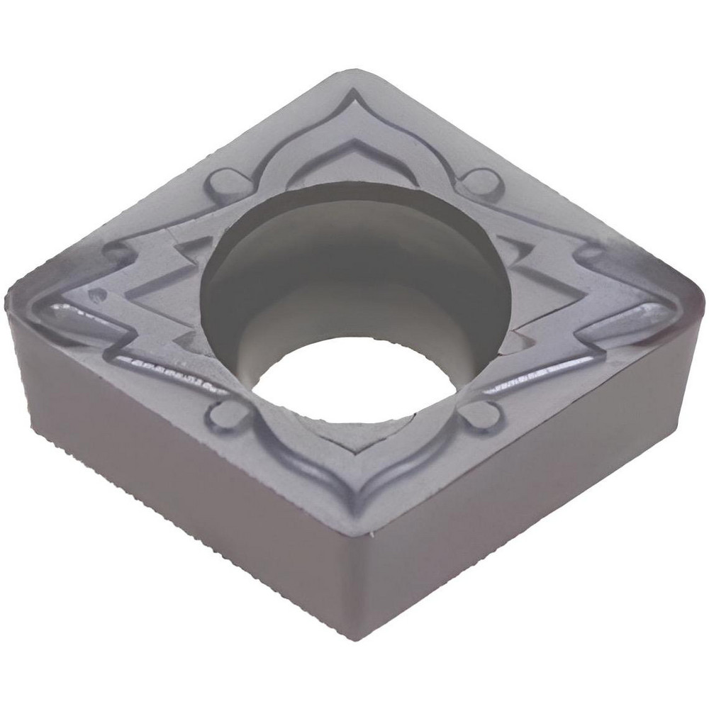 Turning Inserts; Insert Style: CCMT ; ANSI Size Code: 21.51 ; ISO Size Code: 060204 ; Insert Shape: C - Diamond (Rhombic) 80-Deg ; Included Angle: 80 ; Inscribed Circle (Inch): 1/4