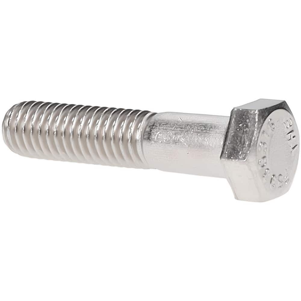 Value Collection Hex Head Cap Screw: 3/8-16 x 1-3/4″, Grade 316 Stainless  Steel, Uncoated 08933608 MSC Industrial Supply