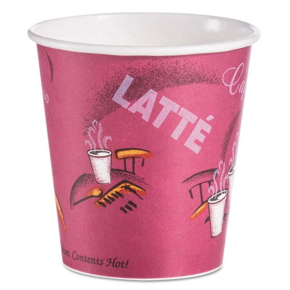 Paper & Plastic Cups, Plates, Bowls & Utensils; Cup Type: Hot Cup ; Material: Polycoated Paper ; Color: Maroon ; Capacity: 10 oz ; For Beverage Type: Hot ; Microwave-safe: No