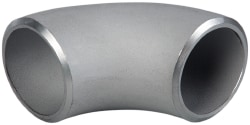 Merit Brass 04401-20 Pipe 90 ° Long Radius Elbow: 1-1/4" Fitting, 304L Stainless Steel Image