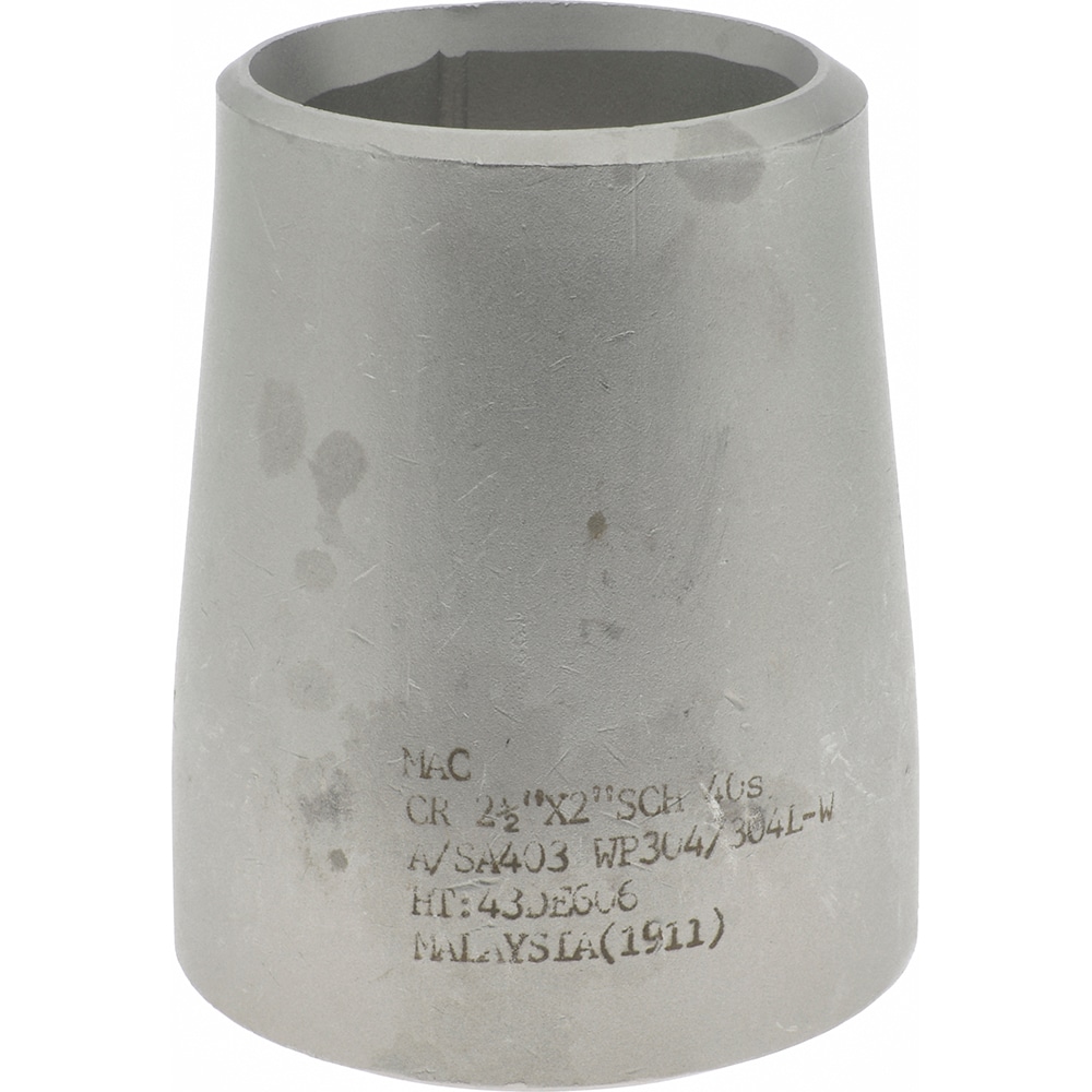 Merit Brass 04412-4032 Pipe Concentric Reducer: 2-1/2 x 2" Fitting, 304L Stainless Steel Image