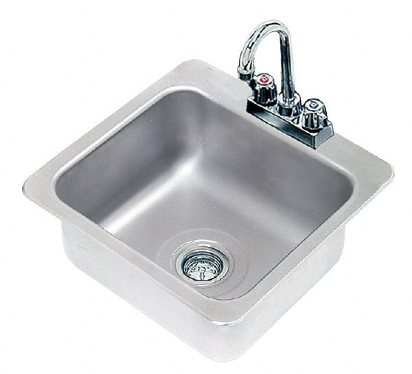 Advance Tabco DI-1-168 Drop-In Sink: Stainless Steel 